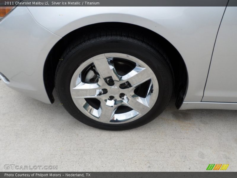 Silver Ice Metallic / Titanium 2011 Chevrolet Malibu LS