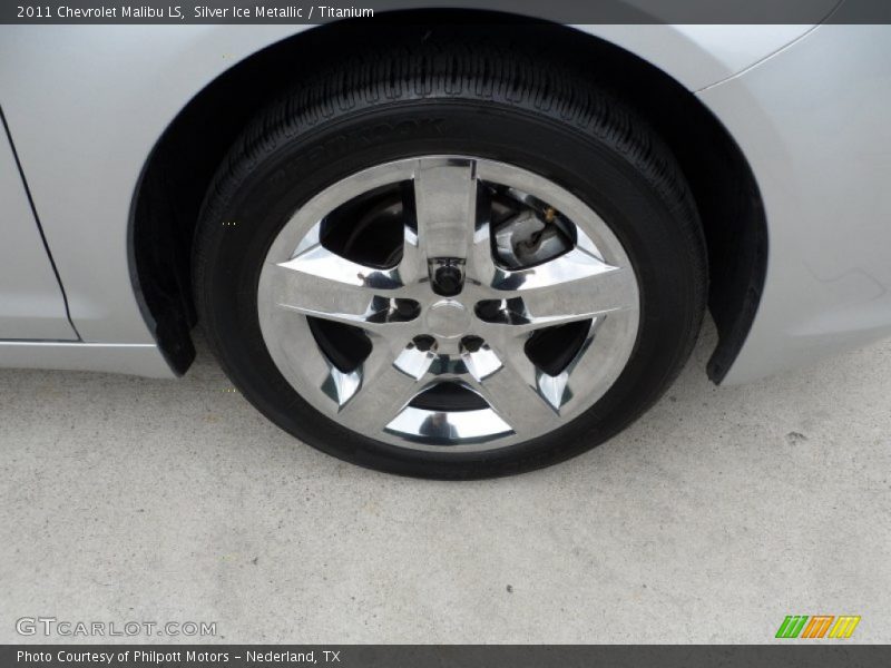 Silver Ice Metallic / Titanium 2011 Chevrolet Malibu LS