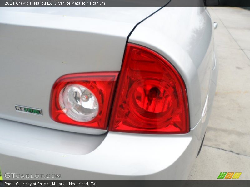 Silver Ice Metallic / Titanium 2011 Chevrolet Malibu LS