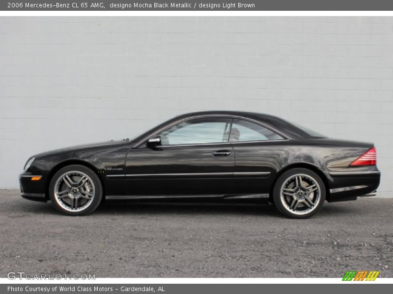 designo Mocha Black Metallic / designo Light Brown 2006 Mercedes-Benz CL 65 AMG