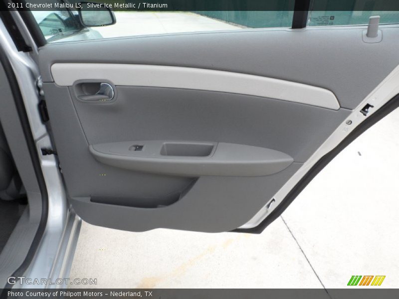 Silver Ice Metallic / Titanium 2011 Chevrolet Malibu LS