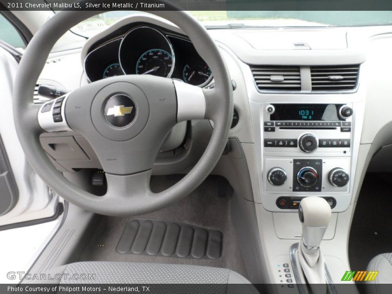 Silver Ice Metallic / Titanium 2011 Chevrolet Malibu LS