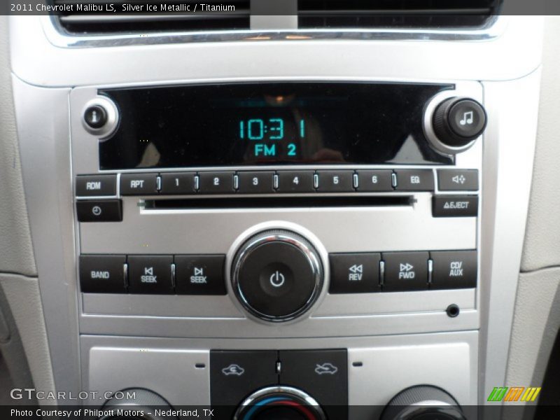 Silver Ice Metallic / Titanium 2011 Chevrolet Malibu LS