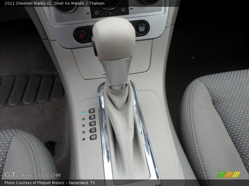 Silver Ice Metallic / Titanium 2011 Chevrolet Malibu LS
