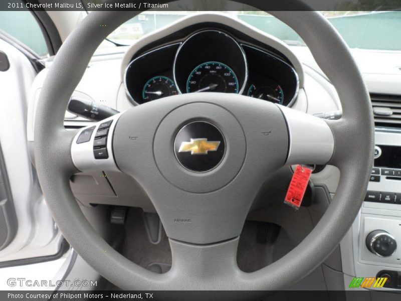 Silver Ice Metallic / Titanium 2011 Chevrolet Malibu LS