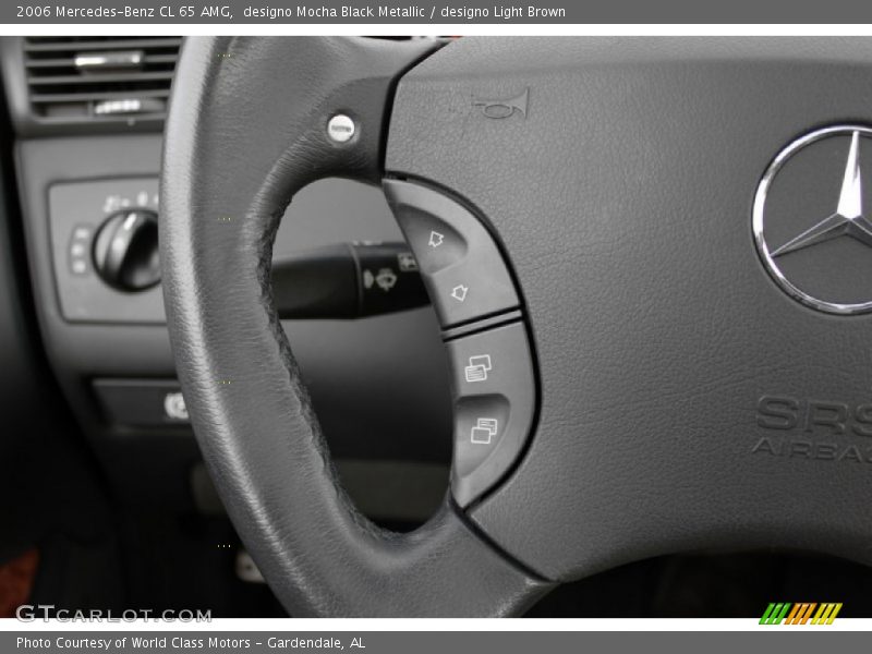 designo Mocha Black Metallic / designo Light Brown 2006 Mercedes-Benz CL 65 AMG
