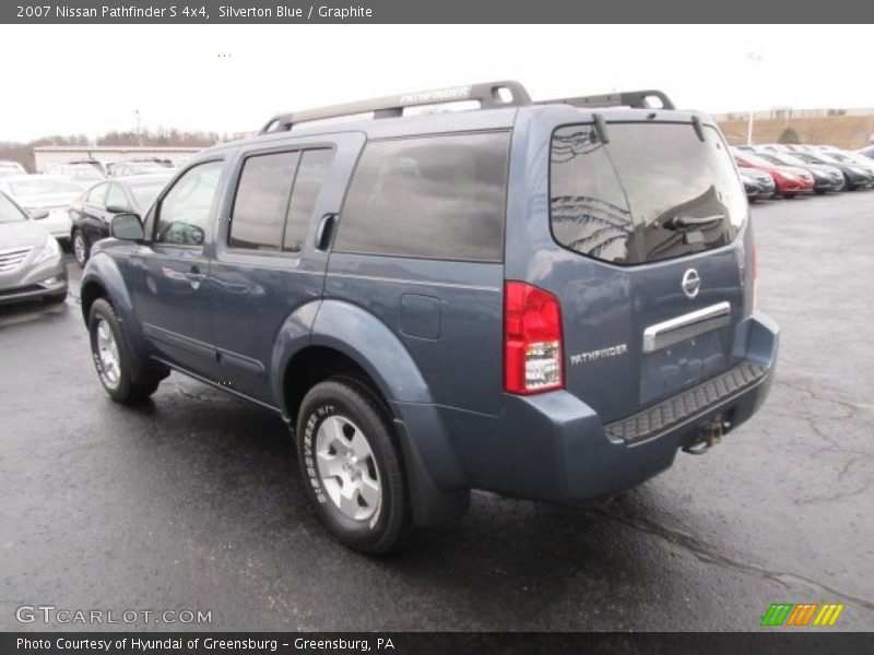 Silverton Blue / Graphite 2007 Nissan Pathfinder S 4x4