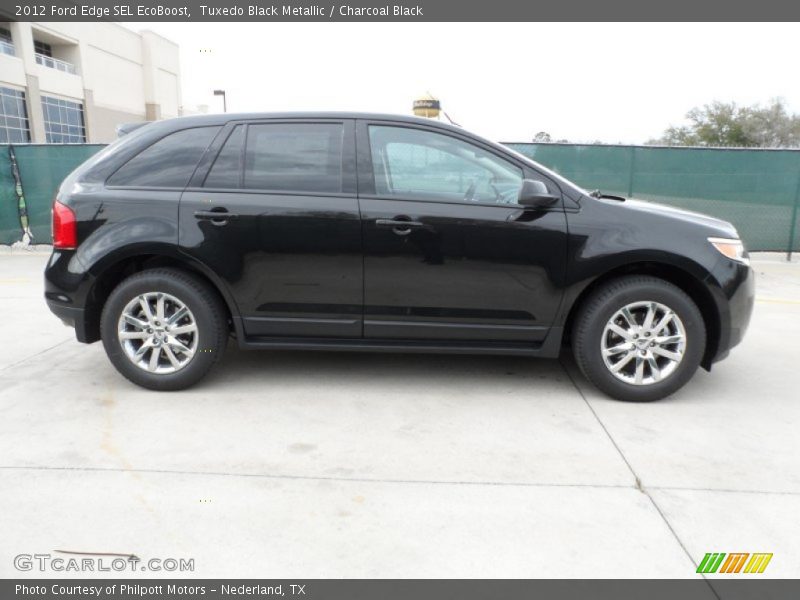 Tuxedo Black Metallic / Charcoal Black 2012 Ford Edge SEL EcoBoost