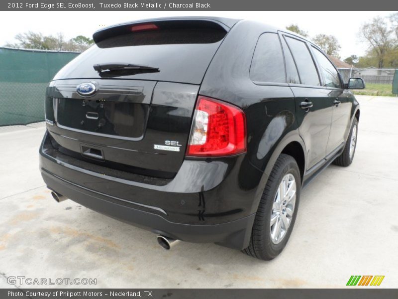 Tuxedo Black Metallic / Charcoal Black 2012 Ford Edge SEL EcoBoost