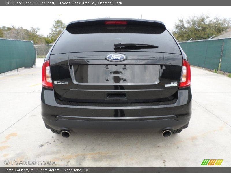 Tuxedo Black Metallic / Charcoal Black 2012 Ford Edge SEL EcoBoost