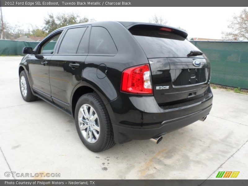 Tuxedo Black Metallic / Charcoal Black 2012 Ford Edge SEL EcoBoost