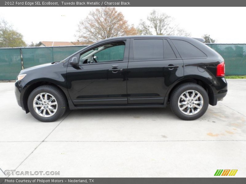 Tuxedo Black Metallic / Charcoal Black 2012 Ford Edge SEL EcoBoost