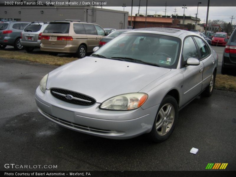 Silver Frost Metallic / Dark Charcoal 2002 Ford Taurus SEL