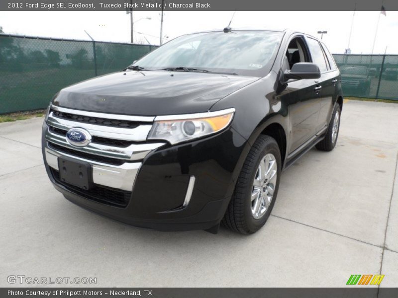 Tuxedo Black Metallic / Charcoal Black 2012 Ford Edge SEL EcoBoost