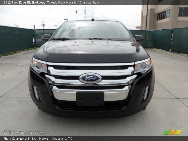 Tuxedo Black Metallic / Charcoal Black 2012 Ford Edge SEL EcoBoost