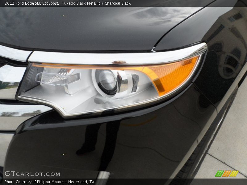 Tuxedo Black Metallic / Charcoal Black 2012 Ford Edge SEL EcoBoost