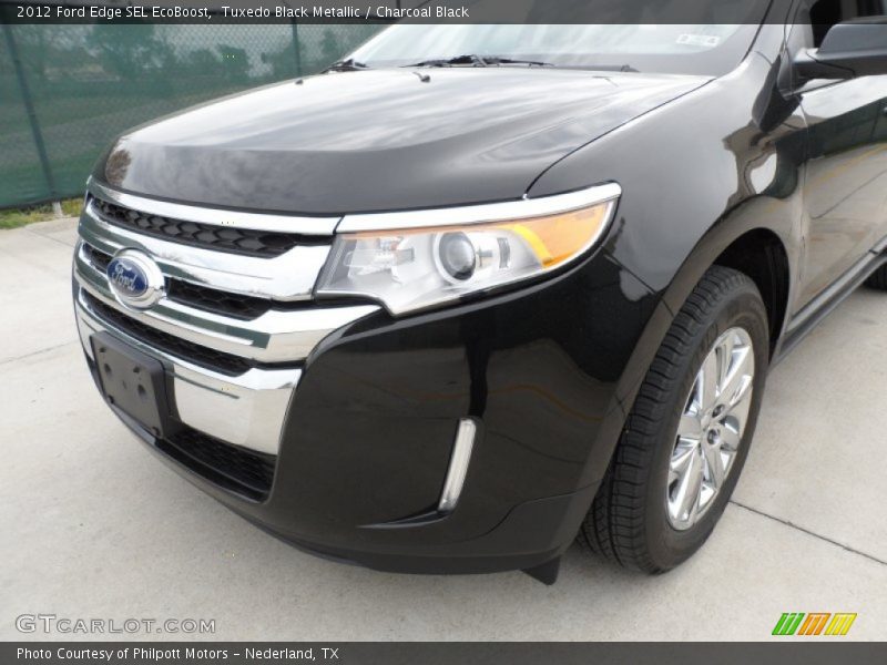 Tuxedo Black Metallic / Charcoal Black 2012 Ford Edge SEL EcoBoost