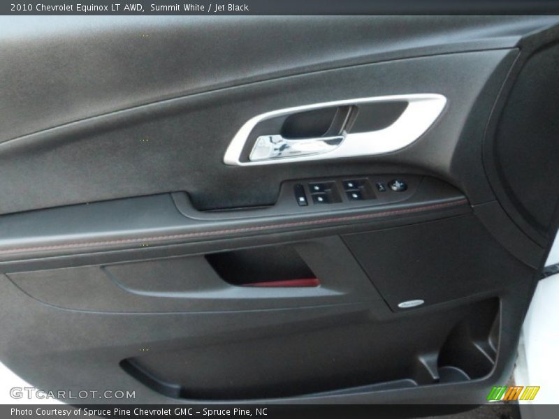 Summit White / Jet Black 2010 Chevrolet Equinox LT AWD