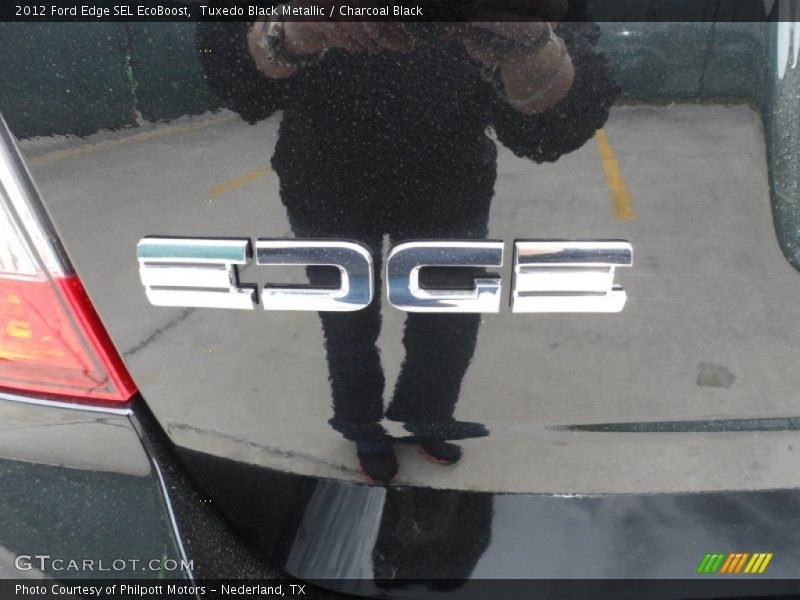 Tuxedo Black Metallic / Charcoal Black 2012 Ford Edge SEL EcoBoost