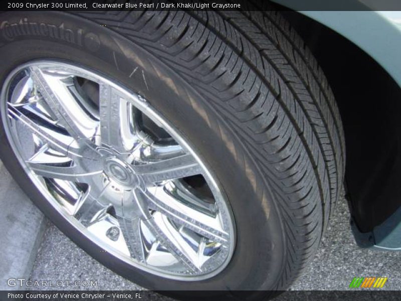 Clearwater Blue Pearl / Dark Khaki/Light Graystone 2009 Chrysler 300 Limited
