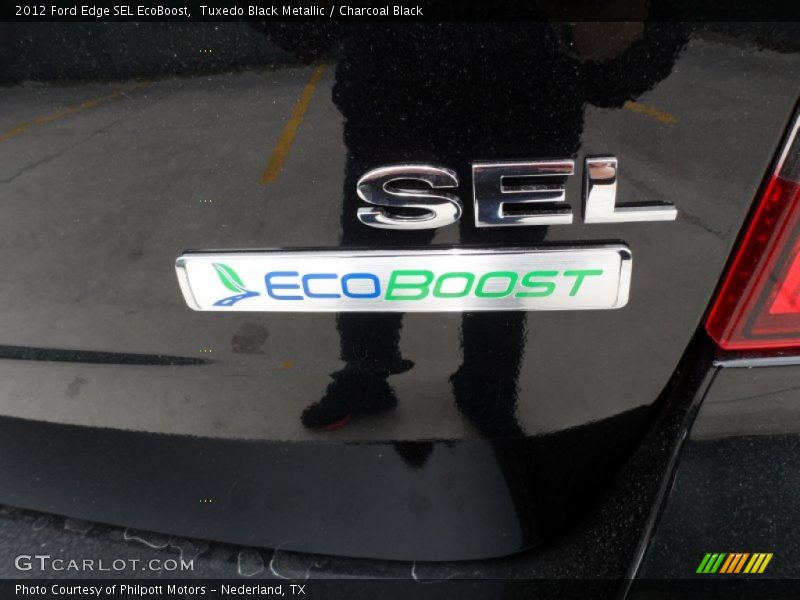 Tuxedo Black Metallic / Charcoal Black 2012 Ford Edge SEL EcoBoost