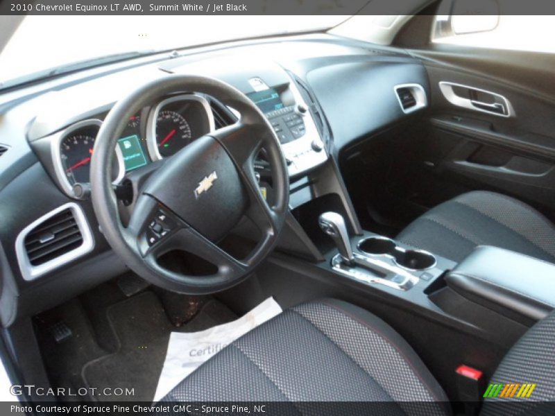 Summit White / Jet Black 2010 Chevrolet Equinox LT AWD