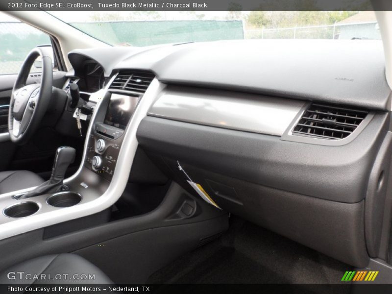 Tuxedo Black Metallic / Charcoal Black 2012 Ford Edge SEL EcoBoost