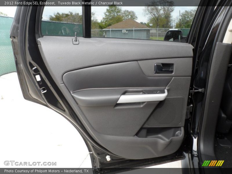 Tuxedo Black Metallic / Charcoal Black 2012 Ford Edge SEL EcoBoost