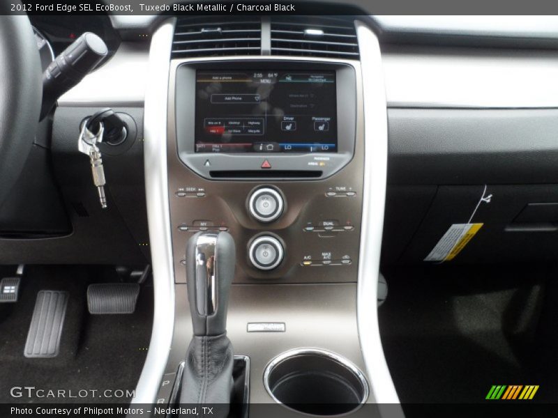 Tuxedo Black Metallic / Charcoal Black 2012 Ford Edge SEL EcoBoost