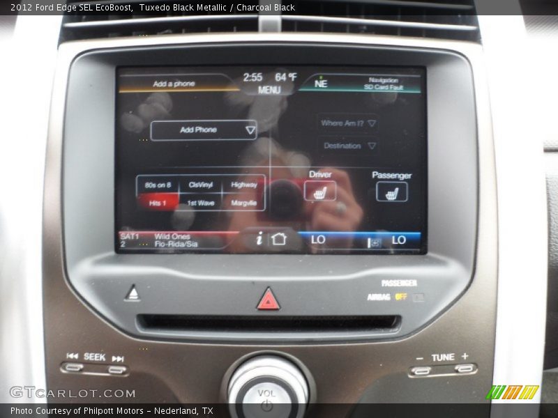 Tuxedo Black Metallic / Charcoal Black 2012 Ford Edge SEL EcoBoost