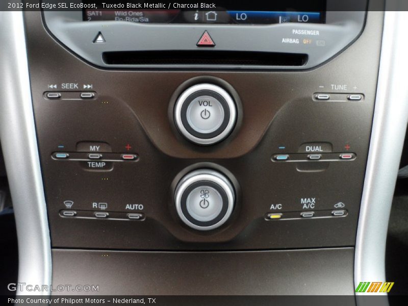 Tuxedo Black Metallic / Charcoal Black 2012 Ford Edge SEL EcoBoost