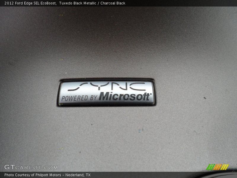 Tuxedo Black Metallic / Charcoal Black 2012 Ford Edge SEL EcoBoost