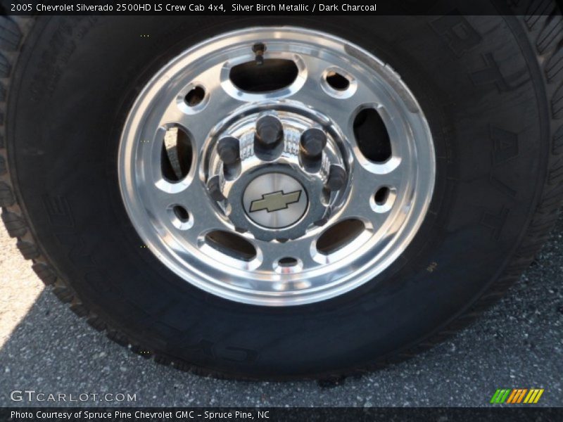 Silver Birch Metallic / Dark Charcoal 2005 Chevrolet Silverado 2500HD LS Crew Cab 4x4