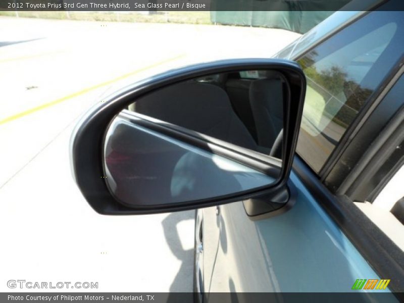 Sea Glass Pearl / Bisque 2012 Toyota Prius 3rd Gen Three Hybrid