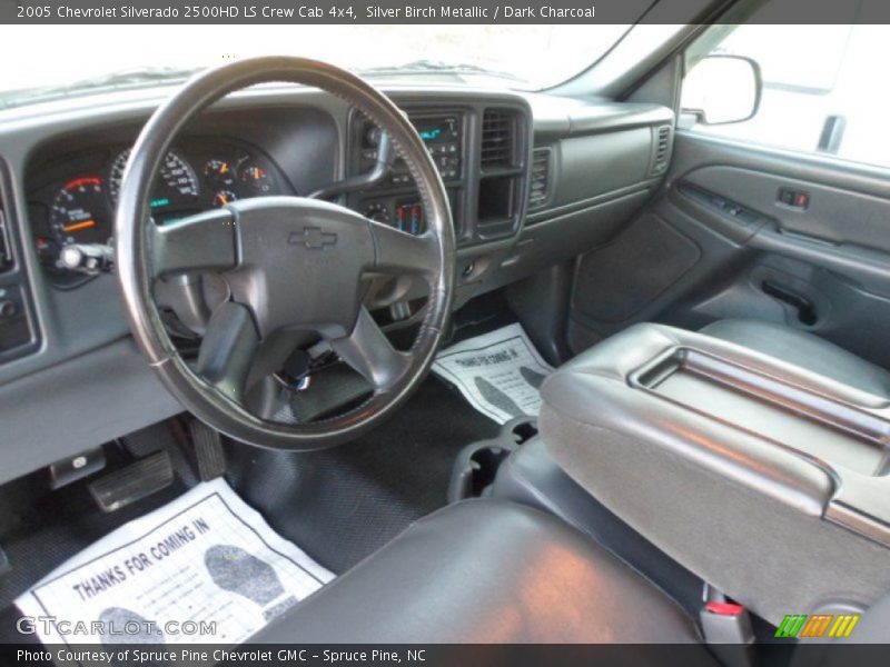 Silver Birch Metallic / Dark Charcoal 2005 Chevrolet Silverado 2500HD LS Crew Cab 4x4