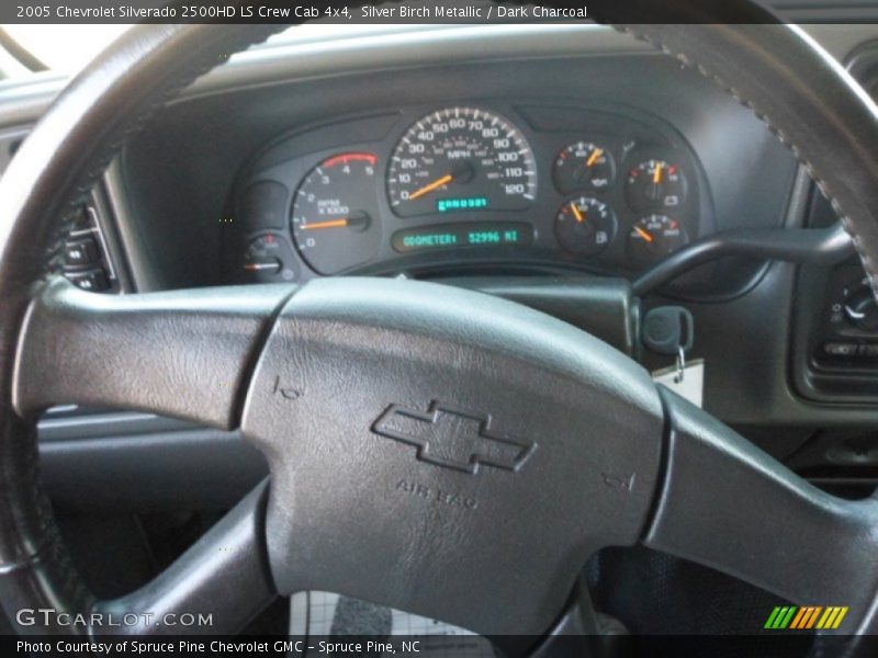 Silver Birch Metallic / Dark Charcoal 2005 Chevrolet Silverado 2500HD LS Crew Cab 4x4