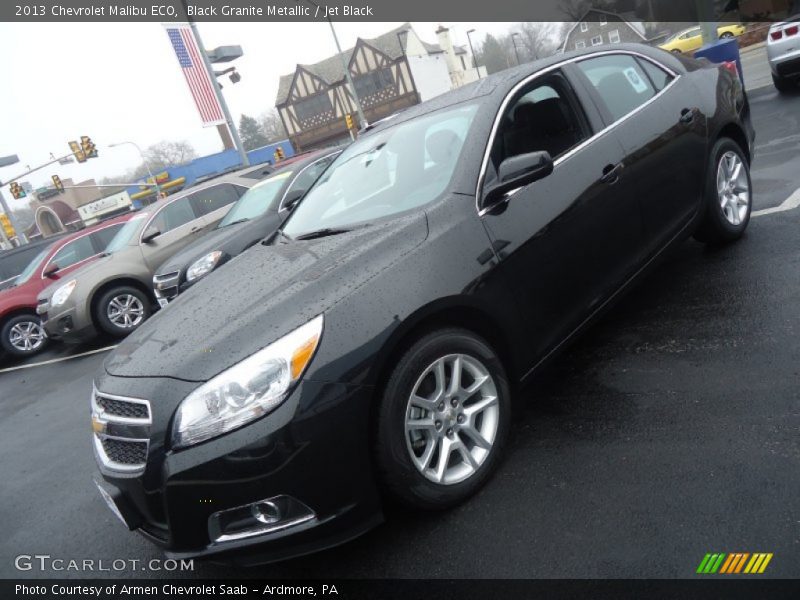 Black Granite Metallic / Jet Black 2013 Chevrolet Malibu ECO