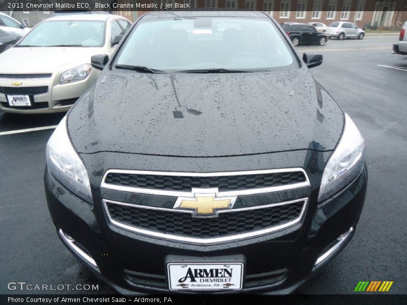 Black Granite Metallic / Jet Black 2013 Chevrolet Malibu ECO