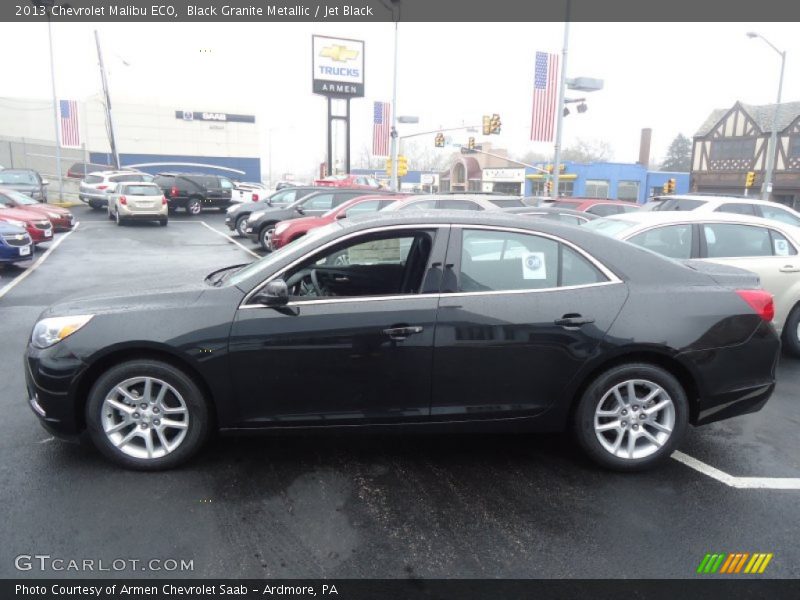 Black Granite Metallic / Jet Black 2013 Chevrolet Malibu ECO