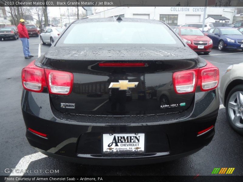 Black Granite Metallic / Jet Black 2013 Chevrolet Malibu ECO