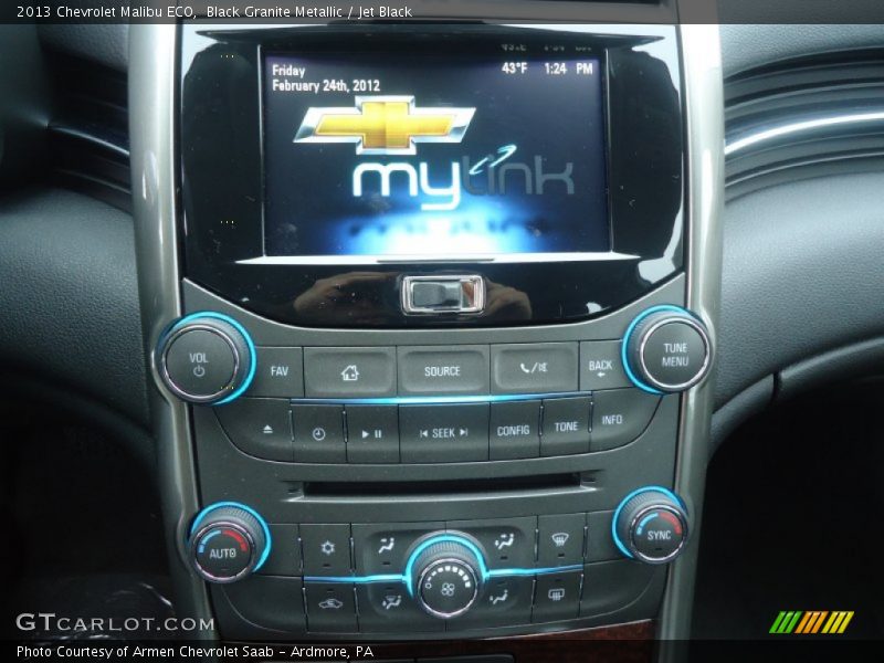 Black Granite Metallic / Jet Black 2013 Chevrolet Malibu ECO
