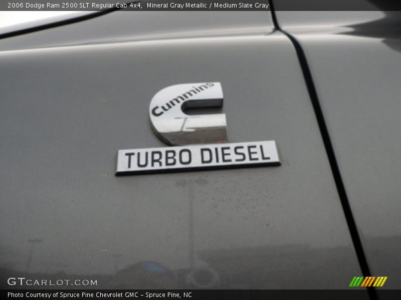 Mineral Gray Metallic / Medium Slate Gray 2006 Dodge Ram 2500 SLT Regular Cab 4x4