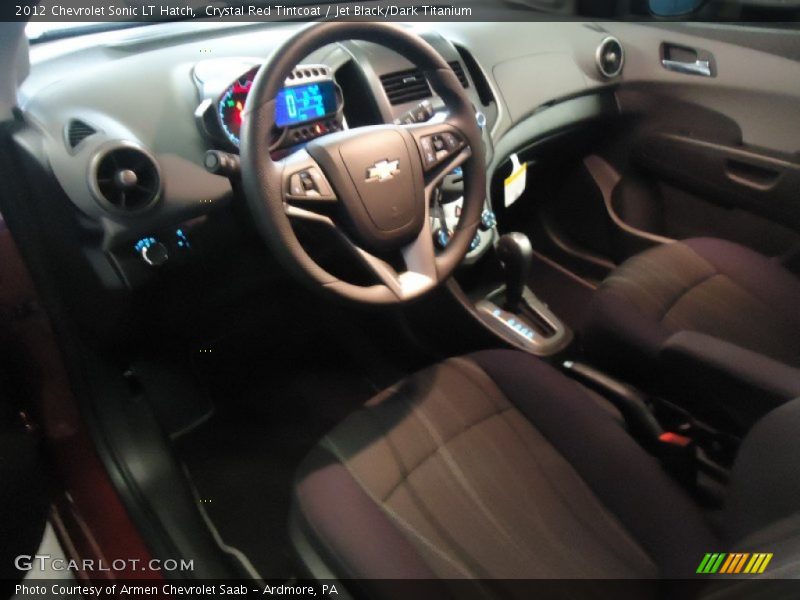 Crystal Red Tintcoat / Jet Black/Dark Titanium 2012 Chevrolet Sonic LT Hatch