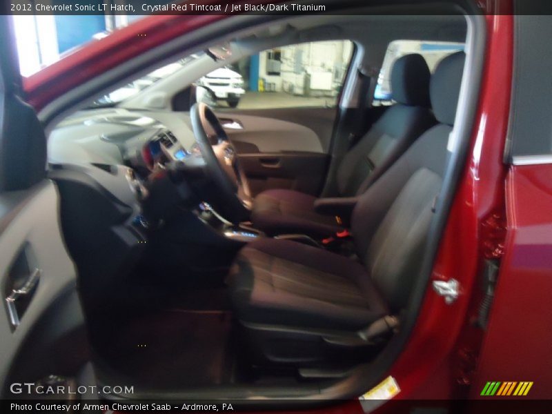 Crystal Red Tintcoat / Jet Black/Dark Titanium 2012 Chevrolet Sonic LT Hatch