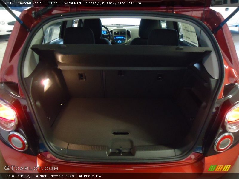 Crystal Red Tintcoat / Jet Black/Dark Titanium 2012 Chevrolet Sonic LT Hatch