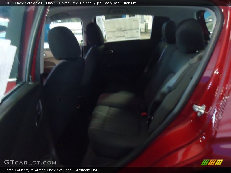 Crystal Red Tintcoat / Jet Black/Dark Titanium 2012 Chevrolet Sonic LT Hatch
