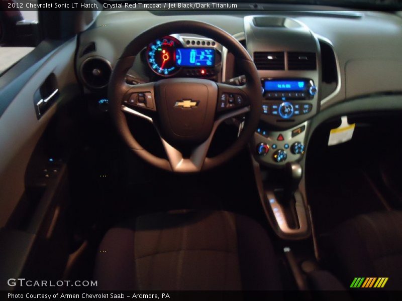 Crystal Red Tintcoat / Jet Black/Dark Titanium 2012 Chevrolet Sonic LT Hatch