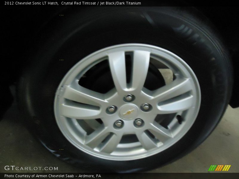Crystal Red Tintcoat / Jet Black/Dark Titanium 2012 Chevrolet Sonic LT Hatch