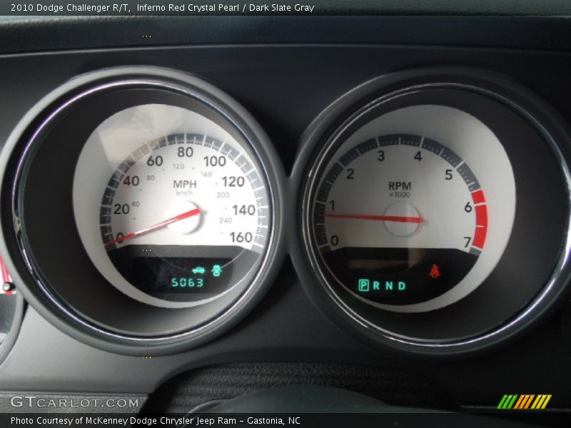 Inferno Red Crystal Pearl / Dark Slate Gray 2010 Dodge Challenger R/T