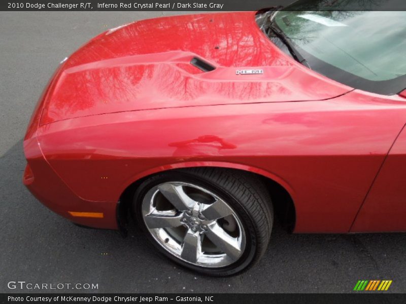 Inferno Red Crystal Pearl / Dark Slate Gray 2010 Dodge Challenger R/T